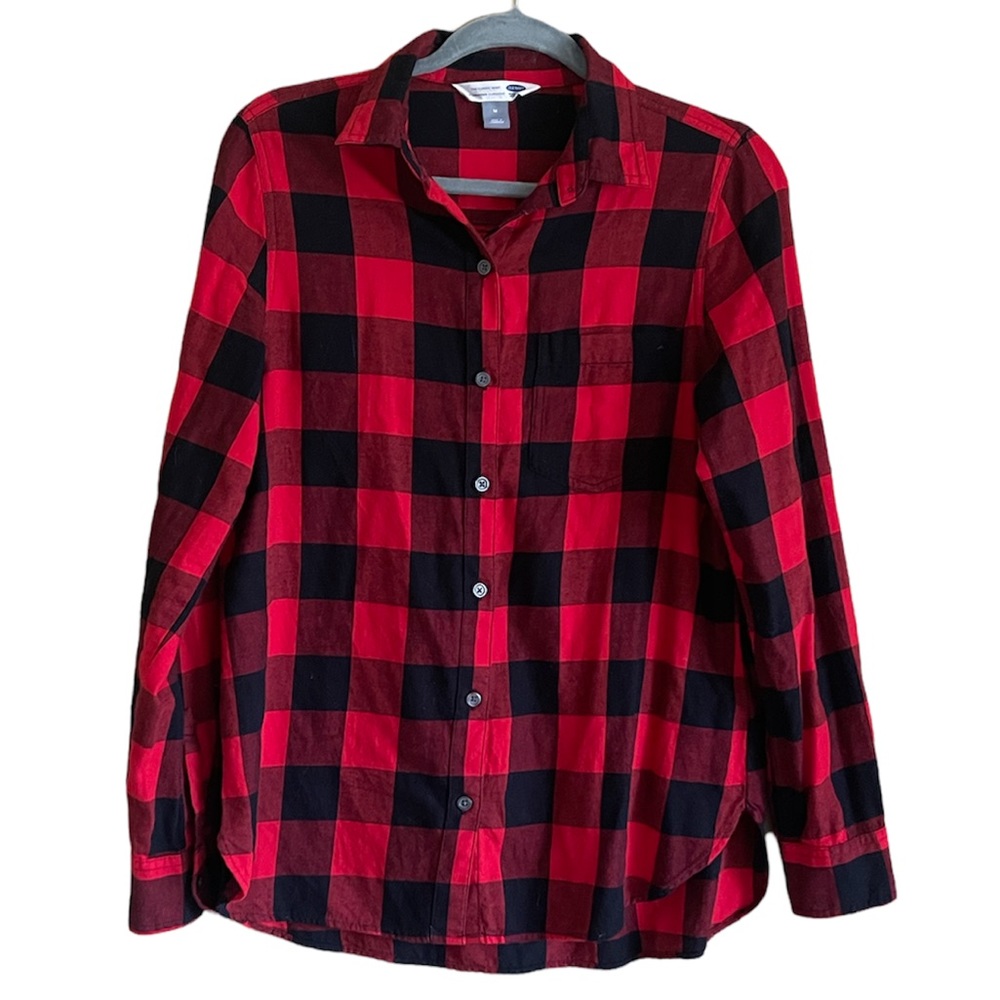 Old Navy buffalo plaid flannel shirt